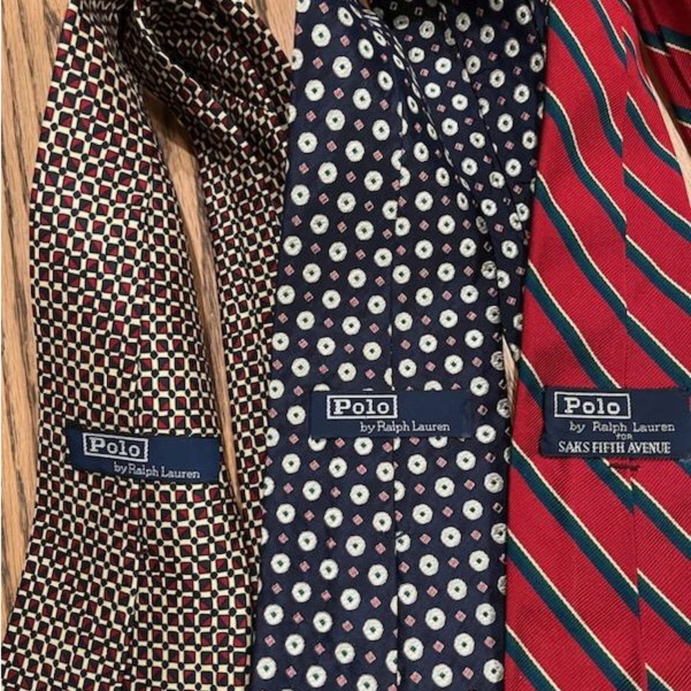 3 men’s Polo ties. - Picture 2 of 2